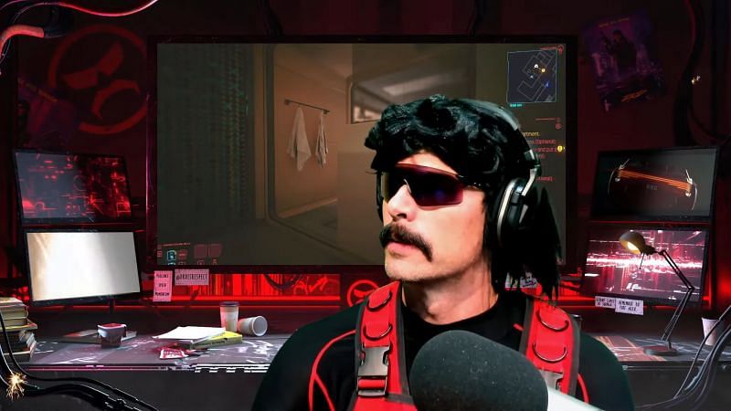 Dr Disrespect was one streamer who had been hyping up his Cyberpunk 2077&nbsp;stream for months (Image via Dr Disrespect/YouTube)