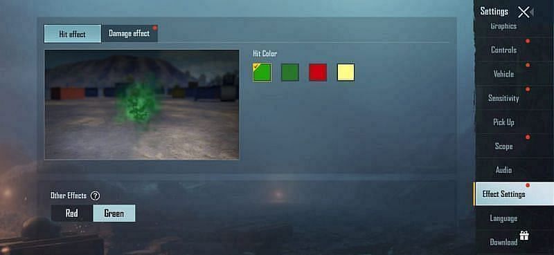 The hit effect in PUBG Mobile India will be locked to green to highlight the virtual nature of the game