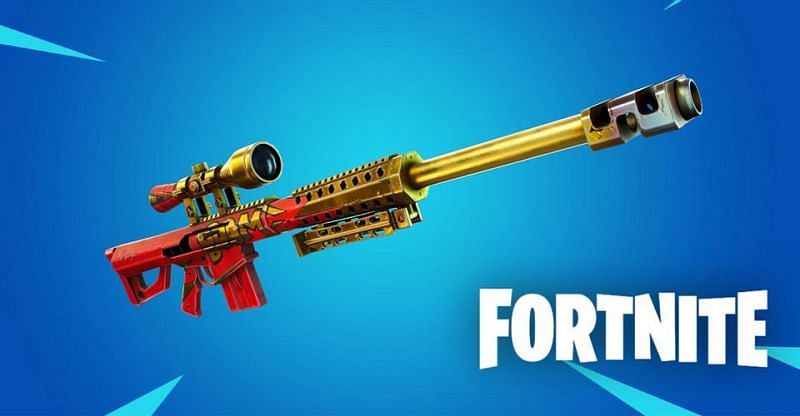 How to claim Boom&#039;s Exotic Sniper Rifle in Fortnite (Image via Epic Games)
