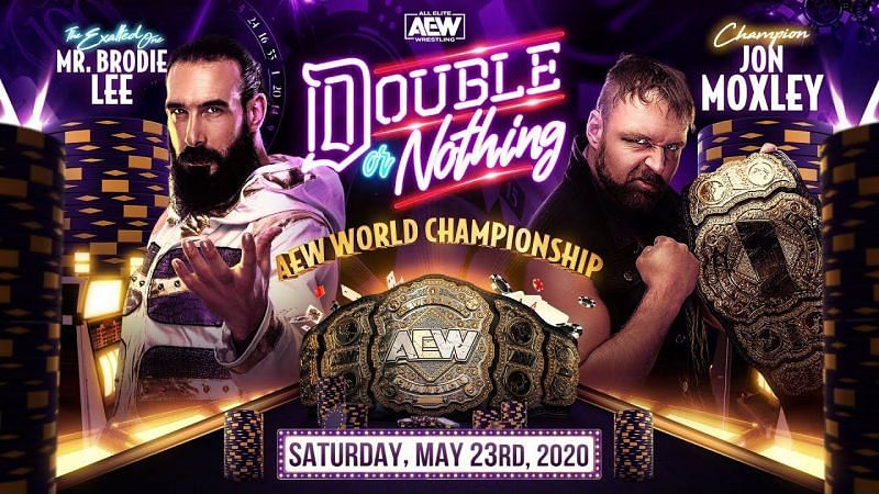 Brodie Lee challenging AEW Champion Jon Moxley at May&#039;s Double or Nothing PPV.