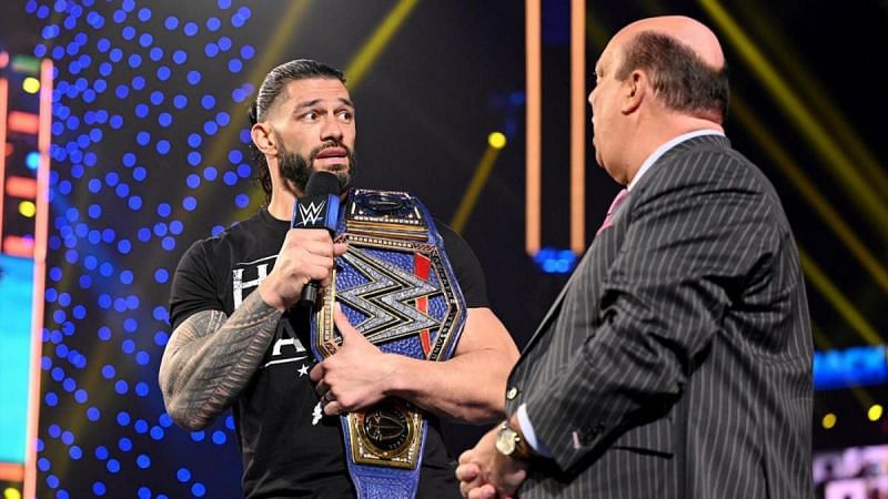 Roman Reigns and Paul Heyman on WWE SmackDown