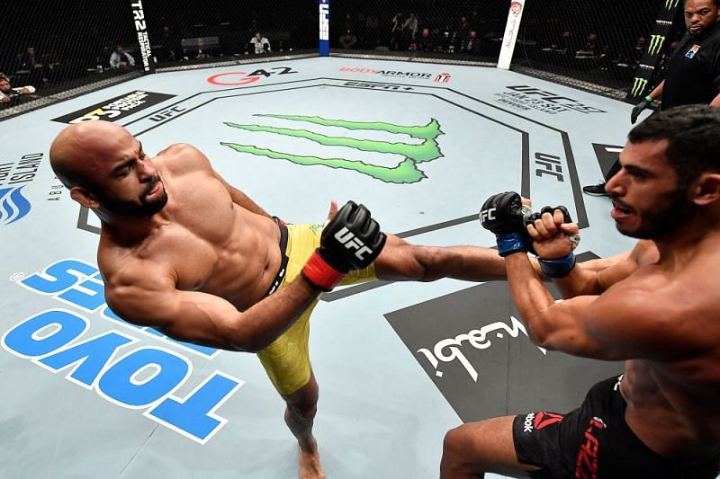Warlley Alves put on an outstanding showing to beat Mounir Lazzez.