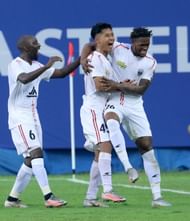 Deshorn Brown exploited Mumbai City FC's slack defending to his advantage (Courtesy: ISL)