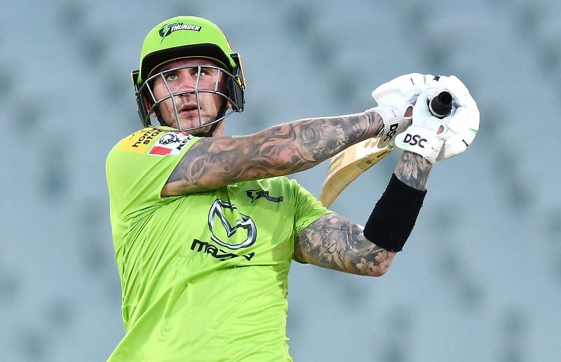 Alex Hales scored an incredible ton for the Sydney Thunder.