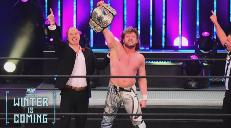 Kenny Omega won the AEW Championship in controversial fashion