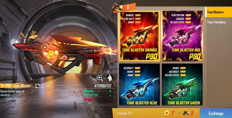 How To Get The New Tune Blaster P90 In Free Fire