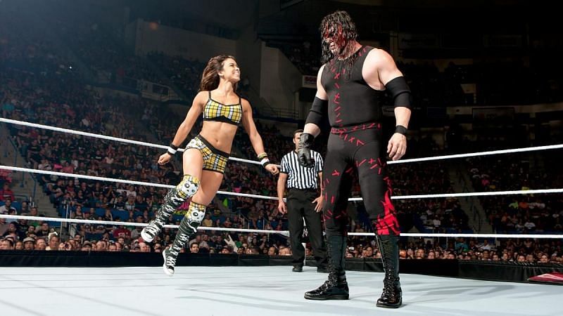 AJ Lee and Kane in WWE