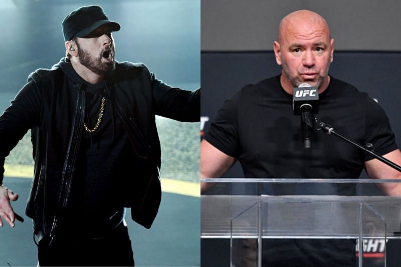 Only time will tell what happened between Eminem and Dana White on ESPN