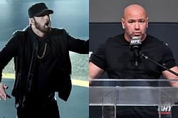 Dana White refuses to divulge details about Eminem spat on ESPN