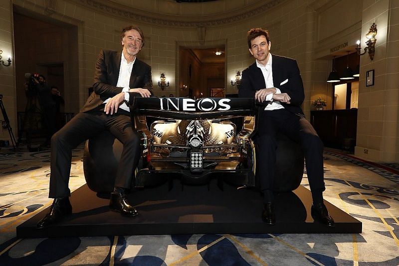 INEOS has one-third of the stake in the Mercedes Formula 1 team