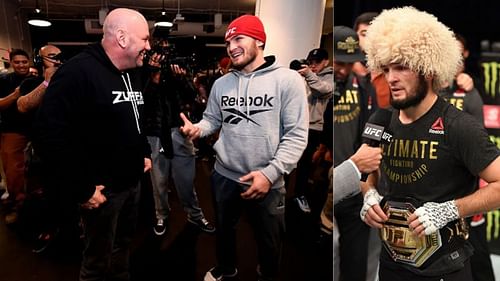 Khabib Nurmagomedov and Dana White are expected to meet tonight