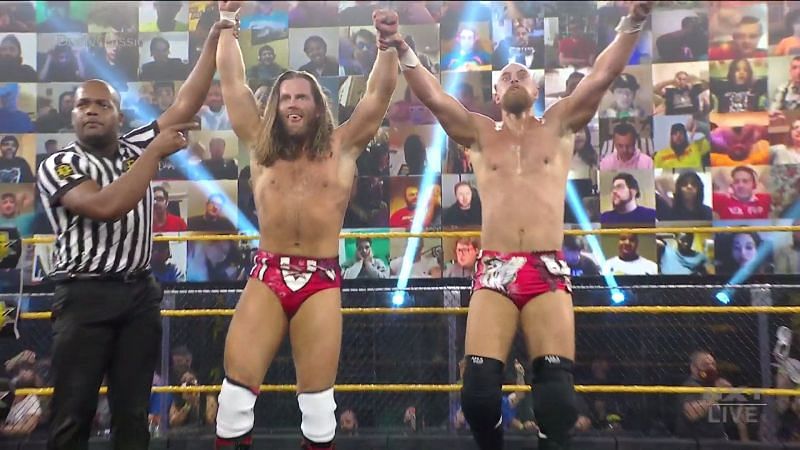 The Grizzled Young Veterans won on NXT.