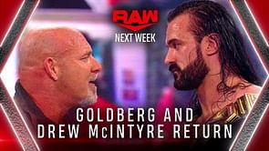 5 things that could happen when Goldberg and Drew McIntyre come face to face on WWE RAW