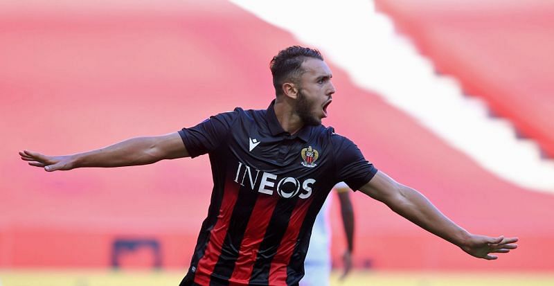 The man with the winning goal the last time Nice played Lens: Amine Gouiri