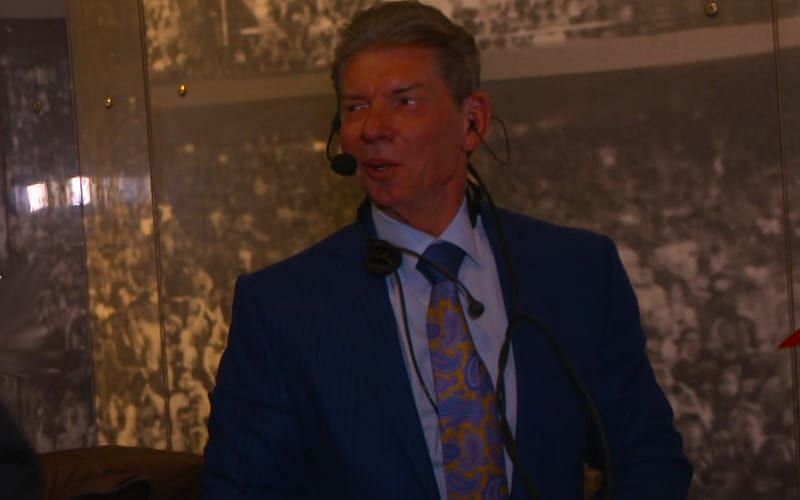 Vince McMahon backstage.