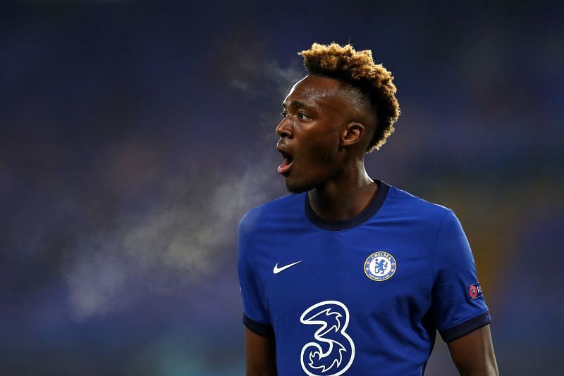 Tammy Abraham was substituted at half-time.