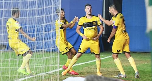 Hyderabad FC come into this game on the back of a well-fought 2-2 draw with Bengaluru FC (Image: Hyderabad FC Media)