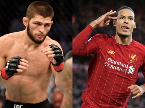 Khabib Nurmagomedov has sent a message to Virgil Van Dijk