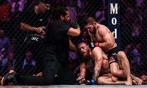 Khabib Nurmagomedov emerged victorious at UFC 229