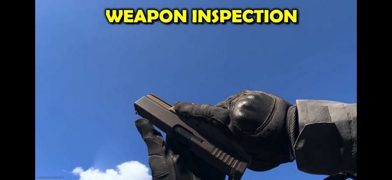 New in-game animation - Weapon inspection (Image via AnonymousYT/YouTube)