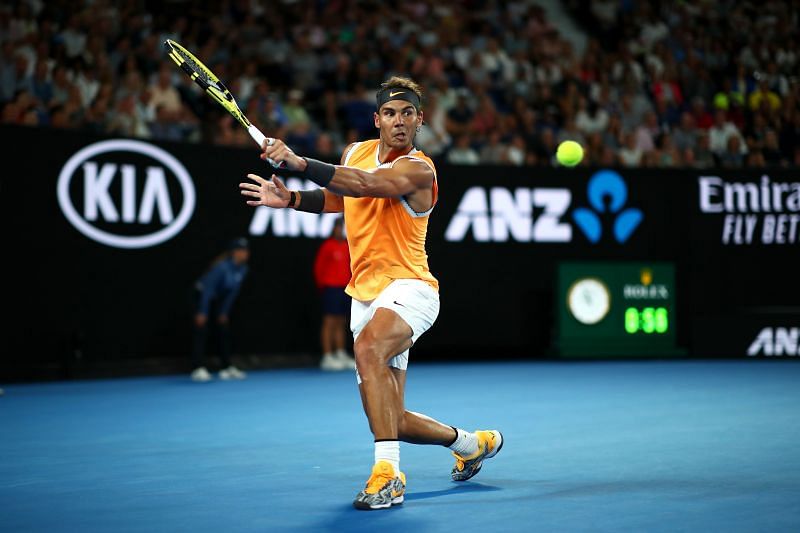 Rafael Nadal at the 2019 Australian Open