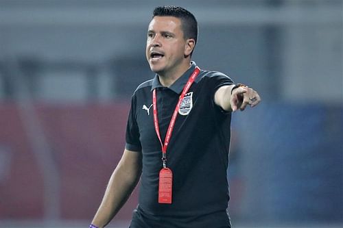 Mumbai City FC coach Sergio Lobera was pleased with his side's effort at the halfway mark of the tournament (Image Courtesy: ISL Media)