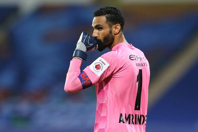 Amrinder Singh was named the Hero of the Match for his performance (Image Courtesy: ISL Media)