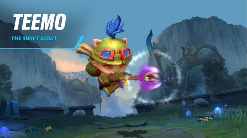 &quot;Captain Teemo on duty&quot; in Wild Rift (Image via Riot Games)
