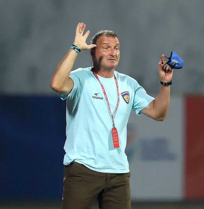 Csaba Laszlo wasn&#039;t satisfied with Chennaiyin FC&#039;s performance against ATK Mohun Bagan (Image Courtesy: ISL Media)