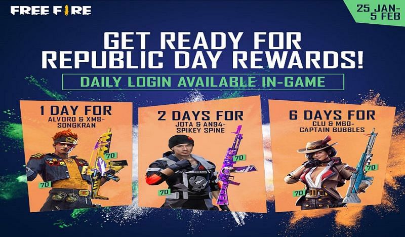 The Free Fire Republic Day event (Image via Free Fire/ Facebook)