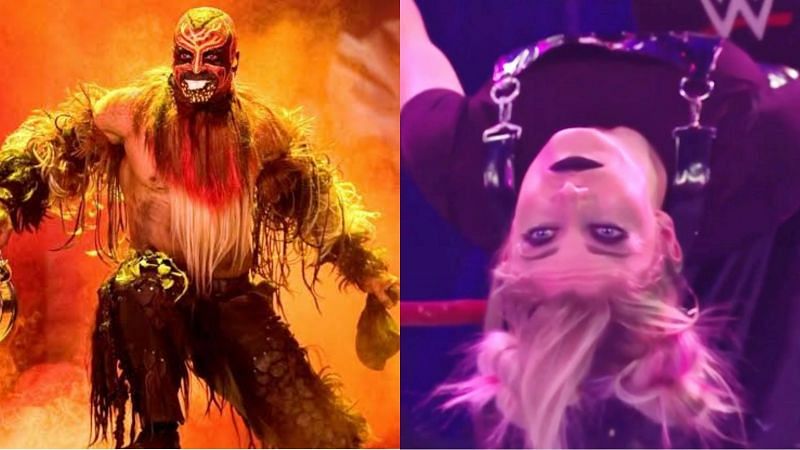 The Boogeyman (left) and Alexa Bliss (right)