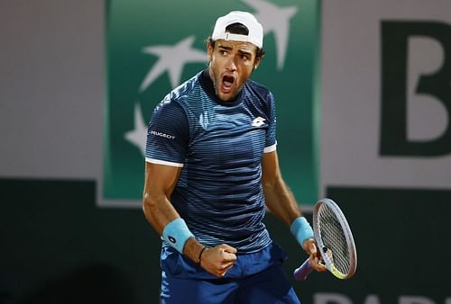 Matteo Berrettini at the 2020 French Open