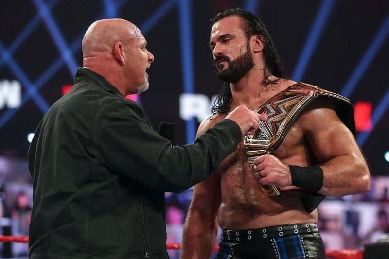 Drew McIntyre will defend the WWE Championship against Goldberg at Royal Rumble.