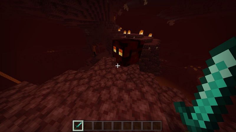 These magma cubes are another part of the fire resistance potion