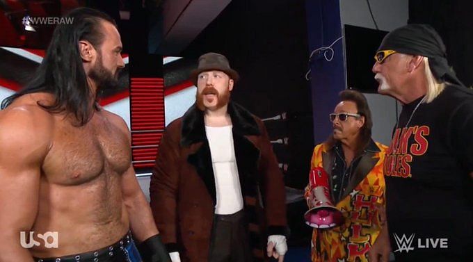 Hulk Hogan and Drew McIntyre at WWE RAW Legends Night