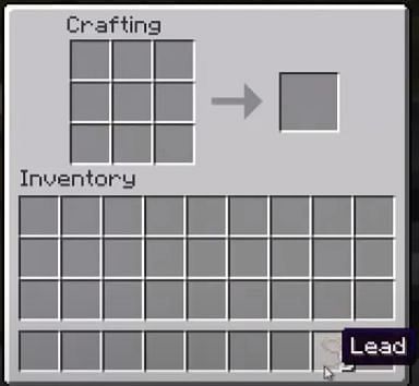 Drag the resulting two leads down into your inventory