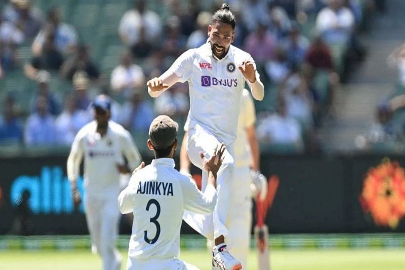 Ajinkya Rahane and Mohammed Siraj