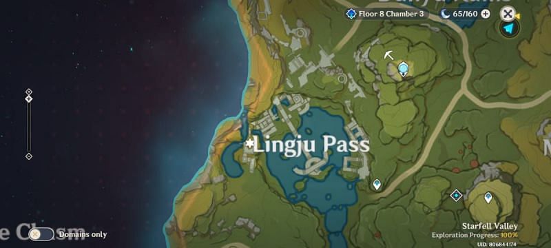 Lingju Pass treasure location