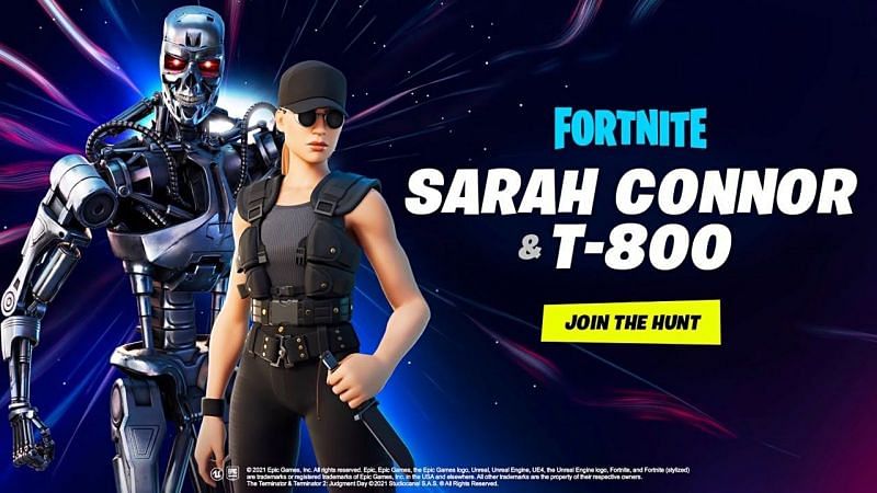 (Image via Epic Games) Sarah Connor and the T-800 have made their way to Fortnite