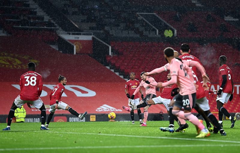 Manchester United lost to Sheffield United at home