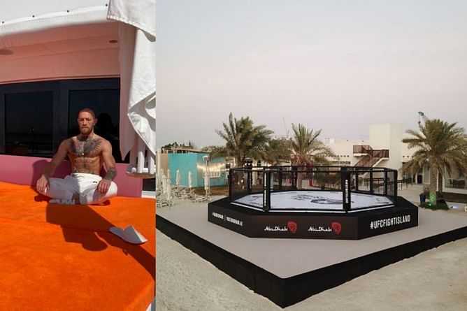Ahead of UFC 257, Conor McGregor arrives in style at Fight Island on a yacht!
