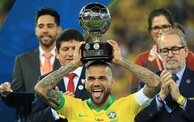 No footballer in the world has won as many major trophies as Dani Alves