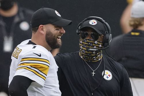 Pittsburgh Steelers quarterback Ben Roethlisberger and Head Coach Mike Tomlin