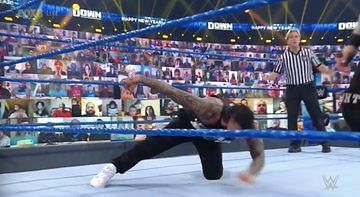 Jey Uso took a lot of punishment on SmackDown