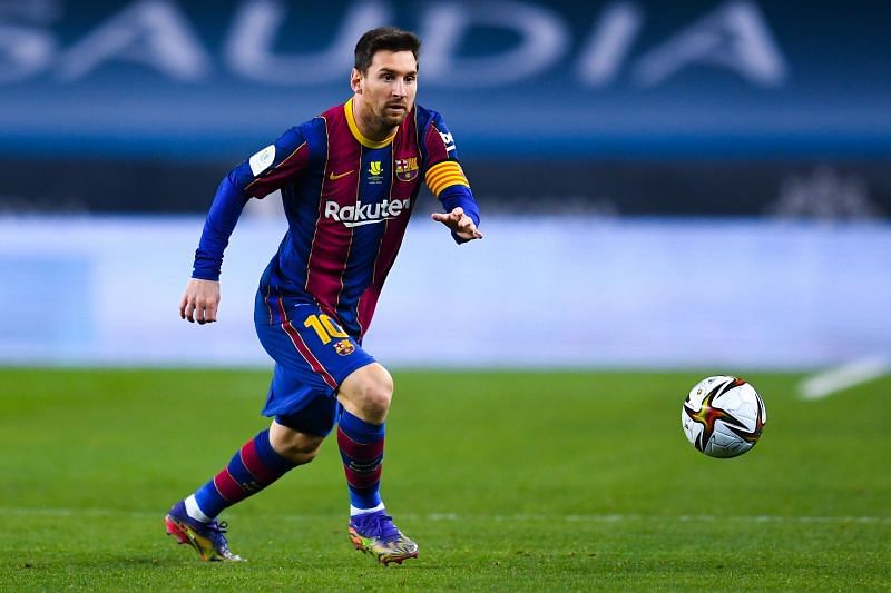 Barcelona captain Lionel Messi will be out of contract in May