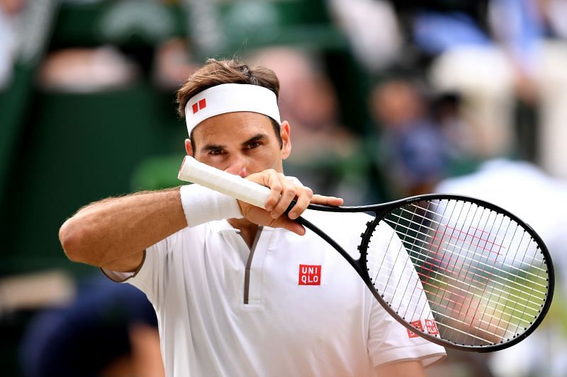 Roger Federer at Wimbledon 2019