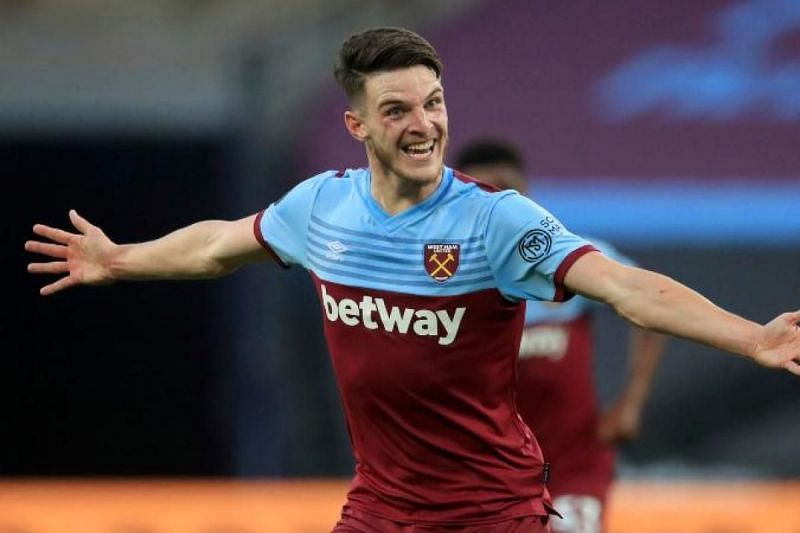 Chelsea target Declan Rice has played every minute for West Ham this season