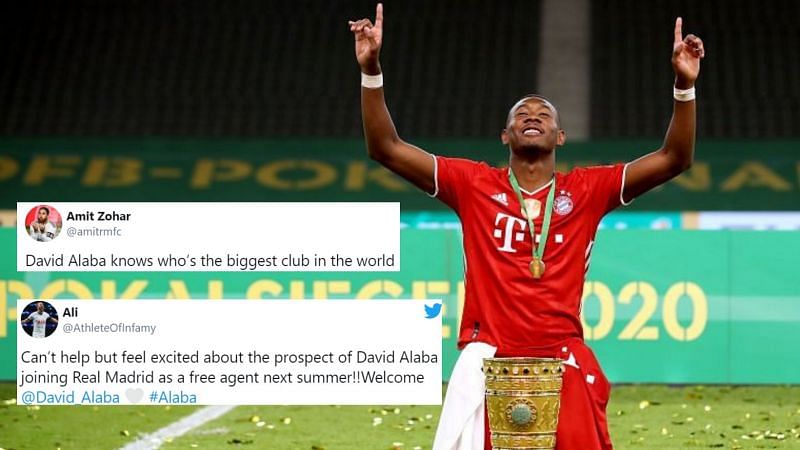 Twitter reacts as Real Madrid reportedly reach pre-contract agreement with David Alaba