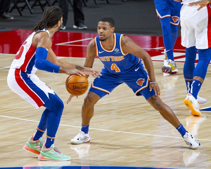 New York Knicks v Detroit Pistons