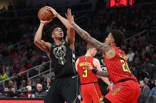 The Milwaukee Bucks and the Atlanta Hawks will face off at the Fiserv Forum on Sunday night